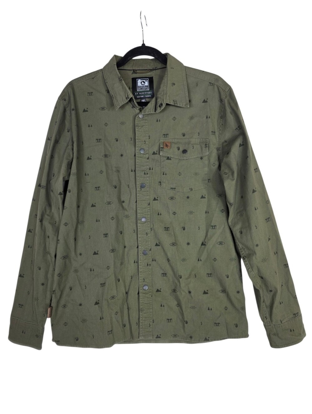 Nature Photography Collective by Hippy Tree button down  shirt with prints